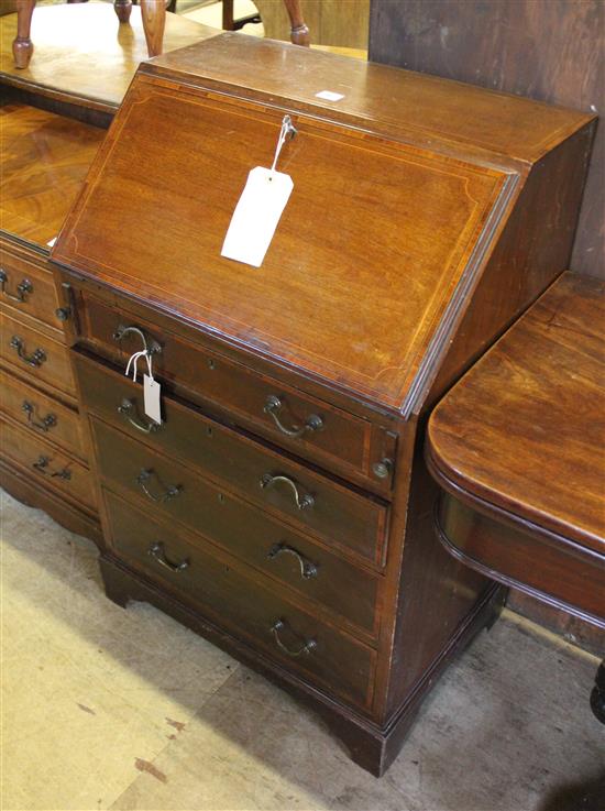 Edwardian mahogany bureau